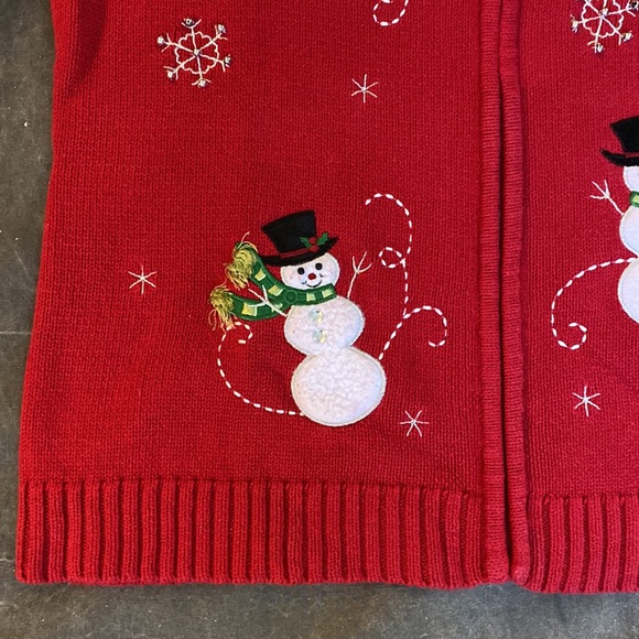 Vintage Christmas snowman sweater - Picture 4 of 11